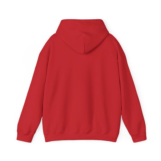 Monday is our Sunday Classic Hoodie33 WHITE ON RED