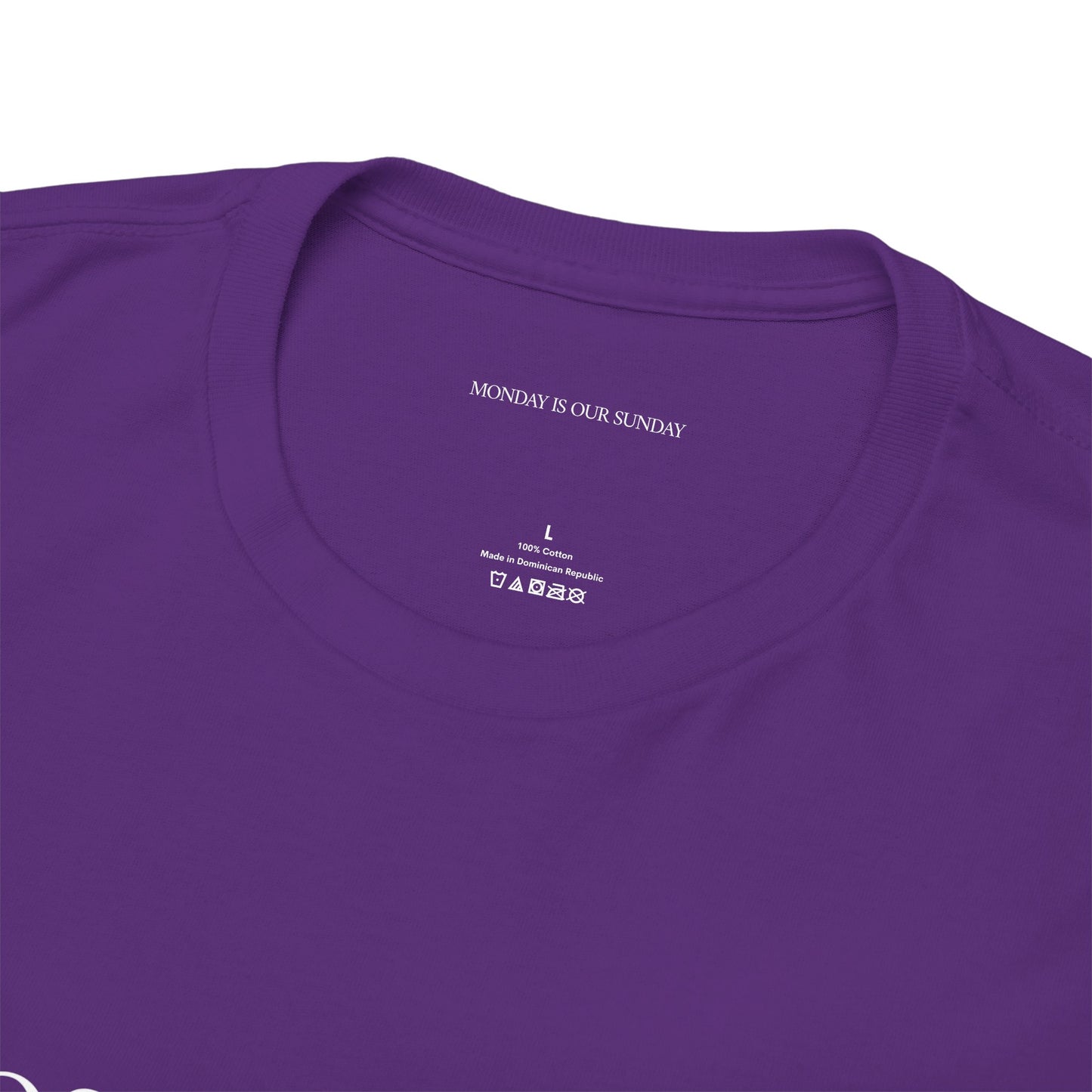 Satoshi Nakamoto Classic T33 WHITE ON DARK PURPLE
